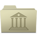 Library Folder Ash icon